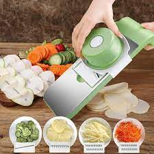5in1 Vegetable Stainless Steel Cutter (with Box Packing)